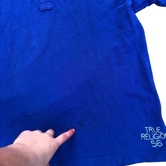 True Religion T Shirt XXXL Blue - Picture 7 of 7